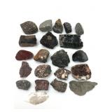 Geologist Rock Specimen Collection With Labels