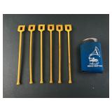 6 Kodak Unichrome Stirrers
