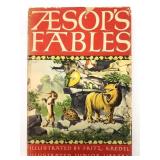 Aesopï¿½s Fables 1947 Illustrated Junior Library