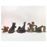 Squirrel Figurines By Various Makers