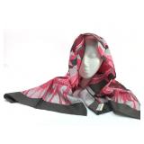 Vtg Echo Chinon & Silk Giraffe Scarf 15 X 45