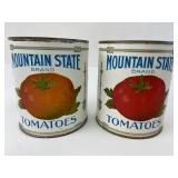Mountain State Brand Tomato Cans 4ï¿½ï¿½ Diameter
