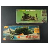 Lindberg Messerschmitt ME-262 & Revell U.S. Howitz
