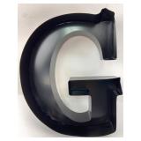 Metal Monogram Letter G Cork Holder