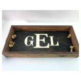 Wooden Tray With Rope Handles &ï¿½GELï¿½ Design