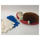 Santa Boot Scraper With Gloves