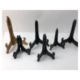 6 Wooden Display Stands