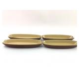 4 Vtg Corn On The Cob Dishes Made In Taiwan