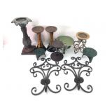 Metal & Wood Candleholders & Sconces