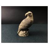 Handcrafted Canadian Carved Hawk Figurine
