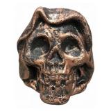 Concrete Painted Grim Reaper Head Statue