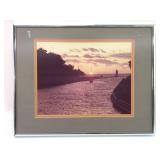 Framed Sunset Photograph Landscape 14ï¿½11