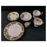 English Bone China Teacups & Saucers
