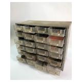 Metal Storage Cabinet With Electrical Parts
