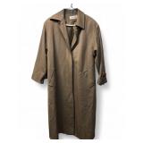 Calvin Klein Wool Trench Coat Size 8