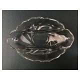 Clear Glass Divided Serving Dish