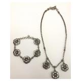 Brighton Floral Necklace & Bracelet Set