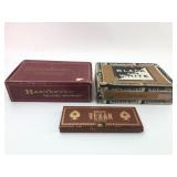 Harvester Black & White Teran Cigar Boxes & Deck