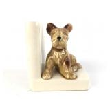 Vintage Japan Ceramic Terrier Mini -Bookend
