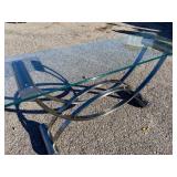 Glass & Chrome Table