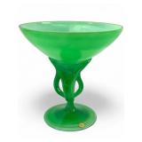 Made In Poland Handblown Glass Jellyfish Dish