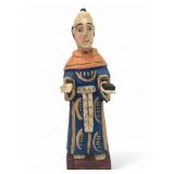 Hand Carved Saint Anthony Folk Art