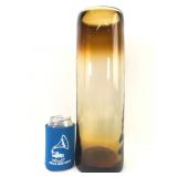 MCM Handblown Amber Fade Cylindrical Vase