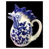MCM Deruta Italy Rooster Pitcher 9 Inches
