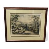 Currier & Ives Hudson Highlands Lithograph