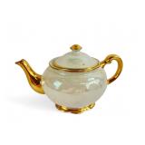 Kingwood China Co. Gold & Pearl Teapot