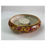 Handcrafted Floral Ikebana Vase With Kenzan