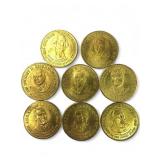 8 U.S. Presidents Commemorative Coins