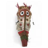 Signed African Ceremonial Handpainted Mask