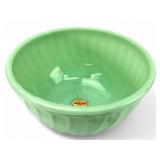NWT Fire King Jadeite 2000 Swirl Mixing Bowl