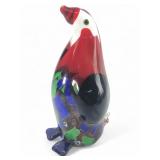 Murano Style Art Glass Penguin Sculpture