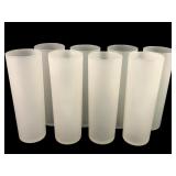 (8) Libbey Frosted Highball Glasses
