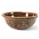 USA Brown Glazed Stoneware Bowl