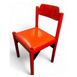 Memphis Style Vinyl Cushion Chair
