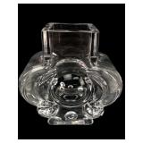 Swedish Skruf Lars Hellsten Glass Vase