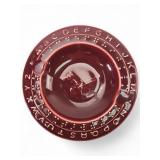 Vtg Braille Alphabet Ashtray 6.25 Diameter