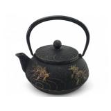 Iwachu Japanese Tetsubin Iron Teapot With Lid