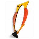 Post Modern Memphis Style Fish Shaped Mirror