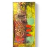 Signed Kat Fitzpatrick Mixed Media Art