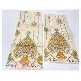 MCM Linen Christmas Tea Towels 28 1/4 X 16 1/8
