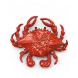 Vtg Gerryï¿½s Enamel Crab Brooch 1 3/4 Inches