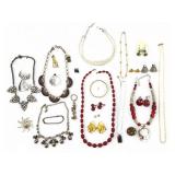 Costume Jewelry Lot With Various Signed Pieces