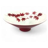Rare Mikasa Pure Red Salad Serving Bowl