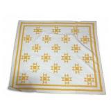 Antique Handsewn Quilt 69 X 80 Inches