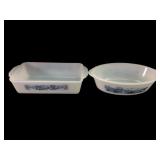 Currier & Ives Glasbake Loaf Pan & Casserole
