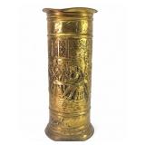 Vtg Brass Umbrella Holder Made In England